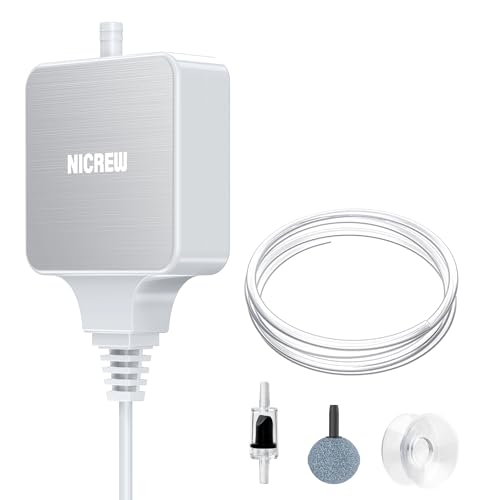 NICREW Aquarium Luftpumpe bis 40 L, Nano...