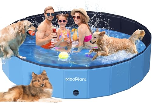Meowant Hundepool Faltbar, Hundebadewanne,...