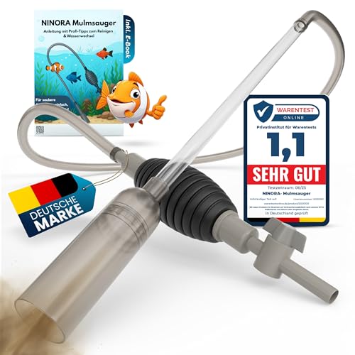 NINORA® Mulmsauger Aquarium –...