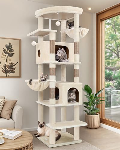 Globlazer Kratzbaum Beige Große hoch 188 cm...