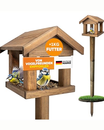 STAHLMANN® Vogelhaus [FÜR ALLE VOGELARTEN]...