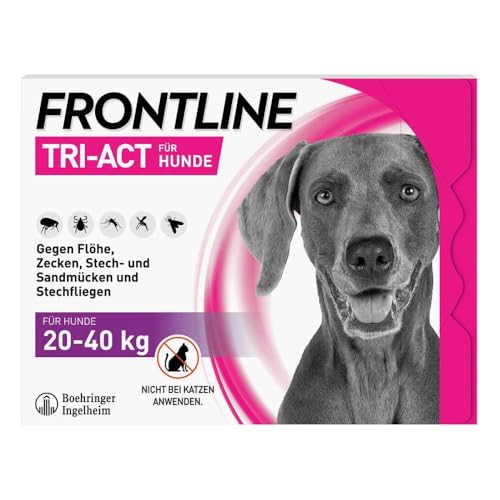 FRONTLINE TRI-ACT Hund L gegen Zecken, Flöhe...