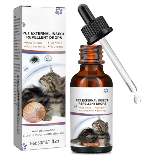 Saleependent 30ml Zeckenmittel für Hunde,...
