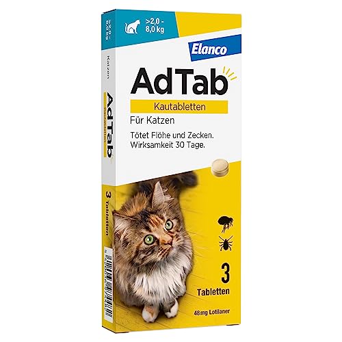 AdTab Floh- und Zeckenschutz für Katzen von...